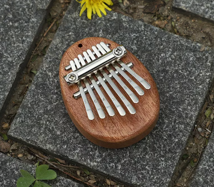 8 Tuşlu Başparmak Piyanosu - El Yapımı Ahşap - Huzurlu Ses - Şık Tasarım